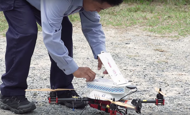 Post in Singapur testet Drohnen als Postboten