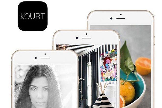 Kourtney Kardashian startet eigene App und Website.