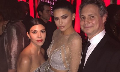 Kylie Jenner und Schwester Kourtney Kardashian bei den Golden Globes.
