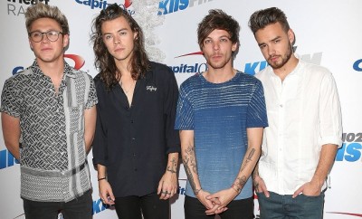 One Direction: Niall Horan, Harry Styles, Louis Tomlinson, Liam Payne.