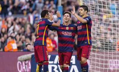 Neymar, Messi und Suárez kosten den FC Barcelona jährlich 100 Millionen Euro.