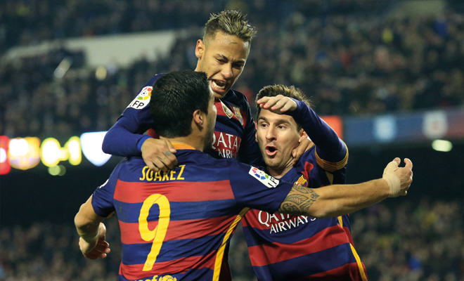 Neymar, Lionel Messi und Suárez kosten dem FC Barcelona eine Stange Geld.