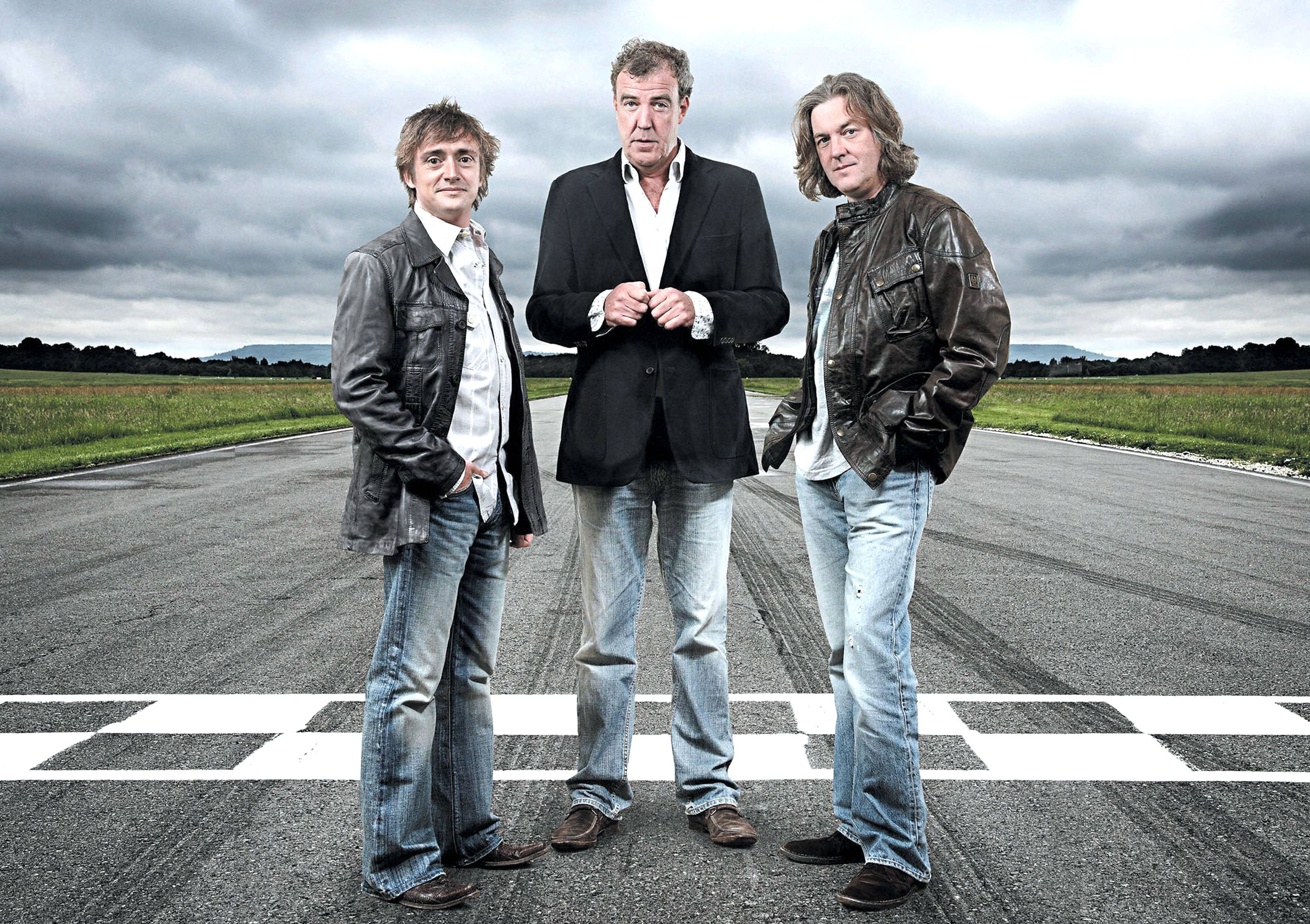 Jeremy Clarkson, Richard Hammond und James May.