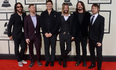 Die Foo Fighters bei den 58. Grammy Awards.