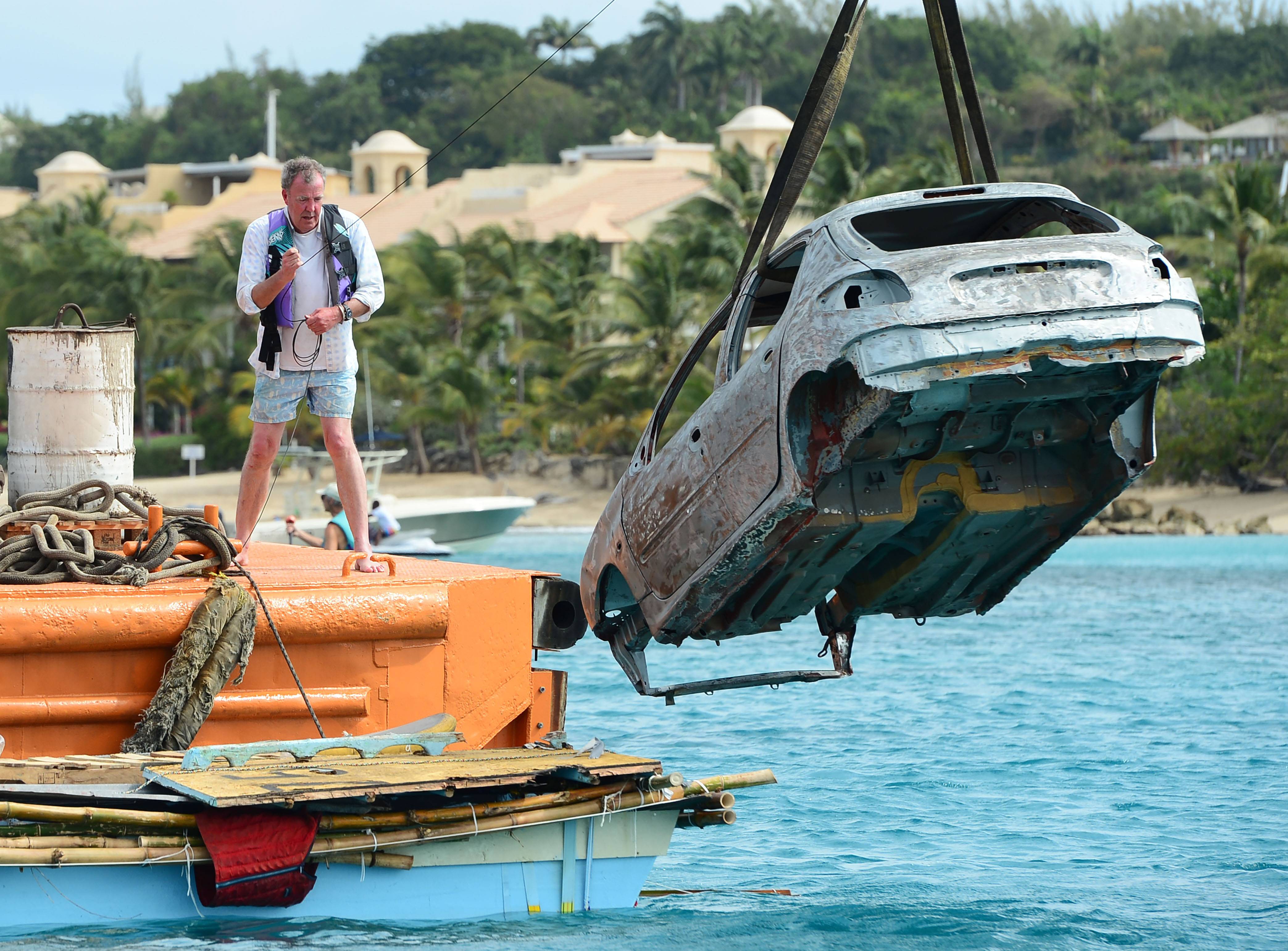 Jeremy Clarkson ist momentan für Dreharbeiten auf Barbados.