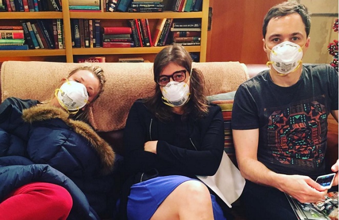 Big Bang Theory-Cast lahmgelegt? Kaley Cuoco und Jim Parsons sind krank.