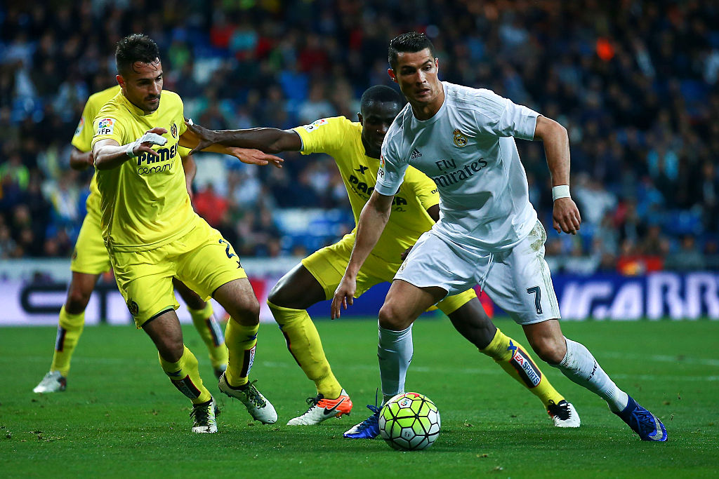 Cristiano Ronaldo musste die Partige gegen Villarreal aufgrund einer Verletzung vorzeitig beenden.