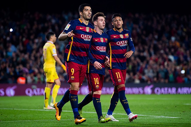 Lionel Messi, Suárez und Neymar bilden beim FC Barcelona eine perfekte Symbiose.