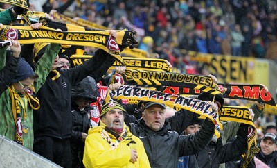 Fans von Dynamo Dresden.