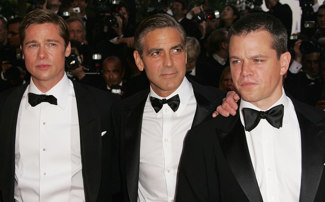 Ben Affleck und Matt Damon dissen Brad Pitt und George Clooney.