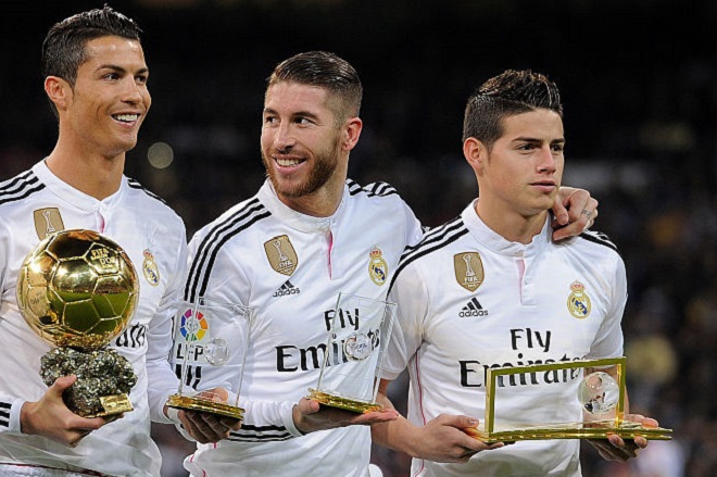Cristiano Ronaldo und Sergio Ramos setzen sich für ihren Freund James Rodriguez ein.