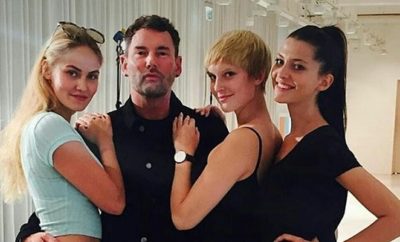 GNTM: Fata Hasanovic, Julia Wulf, Kim Hnizdo und Elena Carriere auf der Fashion Week.