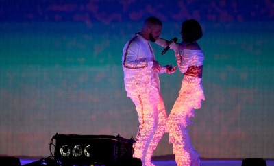 Rihanna und Drake. Date in West Hollywood.