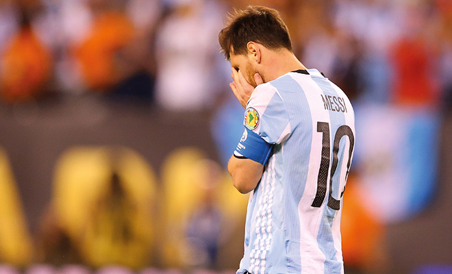 Lionel Messi erntete für seinem Rücktritt aus der argentinischen Nationalmannschaft viel Kritik.