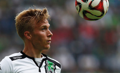 Oscar Wendt macht sich trotz Konkurrenz keine Sorgen um seinen Stammplatz bei Borussia Mönchengladbach.