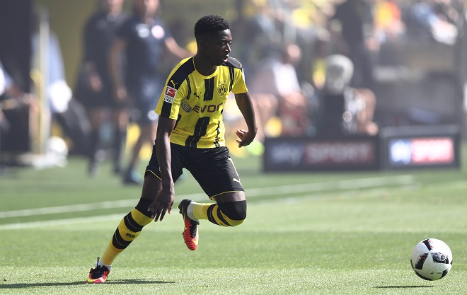 Ousmane Dembele wird bei Borussia Dortmund gelobt.