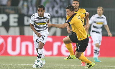 Borussia Mönchengladbach mit Topbesetzung mit einem Marktwert von 56 Millionen Euro auf der Ersatzbank. Raffael überzeugt mit starker Leistung.