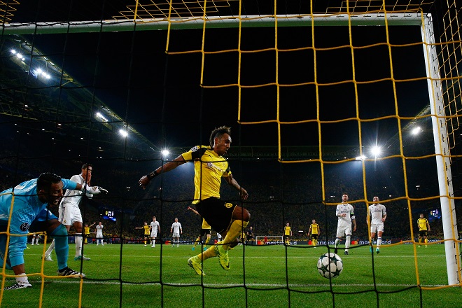 Pierre-Emerick Aubameyang sorgte mit seinem Treffer bei Cristiano Ronaldo und Gareth Bale für Unmut.