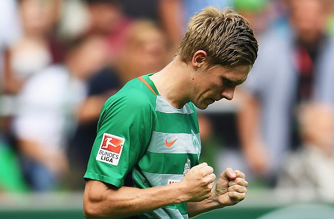 Aron Johannsson vom SV Werder Bremen.