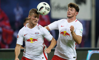 Burke und Timo Werner von RB Leipzig.