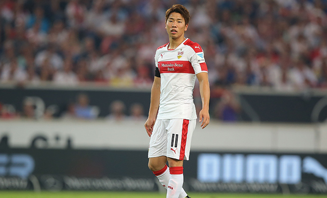 Neuzugang Takuma Asano fühlt sich beim VfB Stuttgart sehr wohl.