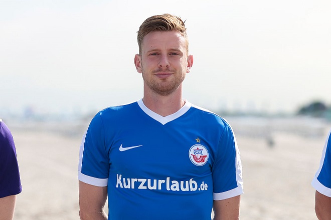 Maximilian Ahlschwede vom FC Hansa Rostock.