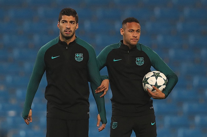 Luis Suarez und Neymar spielen für den FC Barcelona.