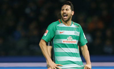 Claudio Pizarro steht für das Spiel gegen Köln im Kader vom SV Werder Bremen.
