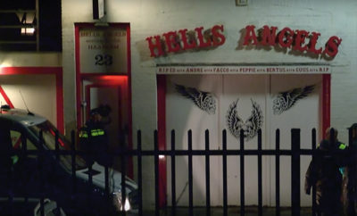 Am Donnerstagabend hat die Polizei in einem Klubhaus der Hells Angels eine Razzia durchgeführt. Dabei wurden insgesamt neun verdächtige Rocker festgenommen.