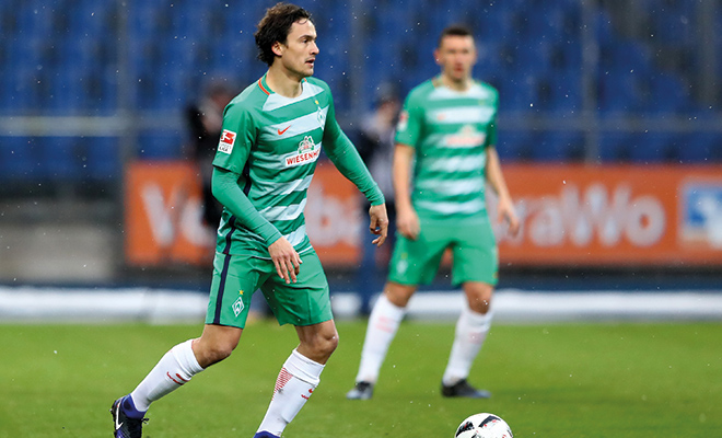 Thomas Delaney vom SV Werder Bremen.