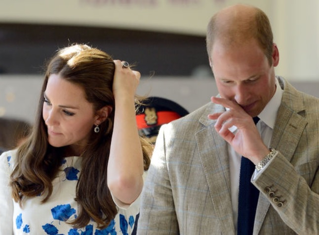Kate Middleton und Prinz William wirken unangenehm berührt!