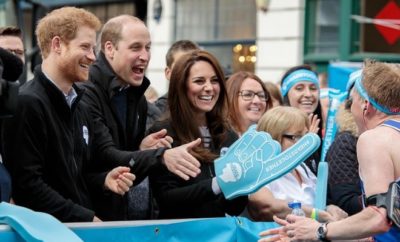 Kate Middleton und Prinz William: Wasser-Attacke bei London-Marathon!