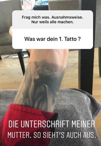 Dieses Tattoo ließ sie sich mit 17 stechen: Instagram Stories.